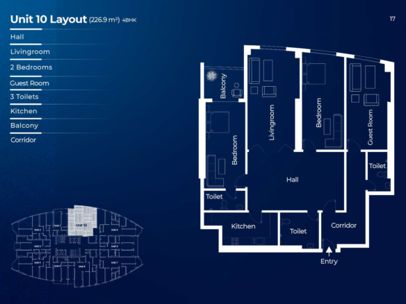 4BHK fourth floor for sale